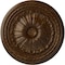 Ekena Millwork Alexa Ceiling Medallion (Fits Canopies up to 2 7/8"), 20 1/2"OD x 1 7/8"P, Root Beer Crackle CM20ALRBC - alternate 1